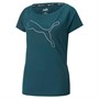 Puma Dames Train Favorite dryCELL Cat Sports Performance Tops Groen