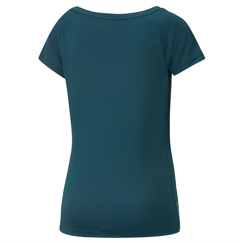 Puma Dames Train Favorite dryCELL Cat Sports Performance Tops Groen