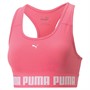 Puma Damskie Strong dryCELL Mid Impact Sports Staniki Sportowe Różowy