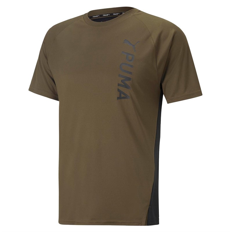 Puma Heren Fit dryCELL Sports Performance Tops Groen