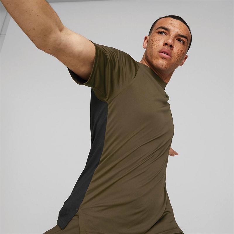 Puma Heren Fit dryCELL Sports Performance Tops Groen