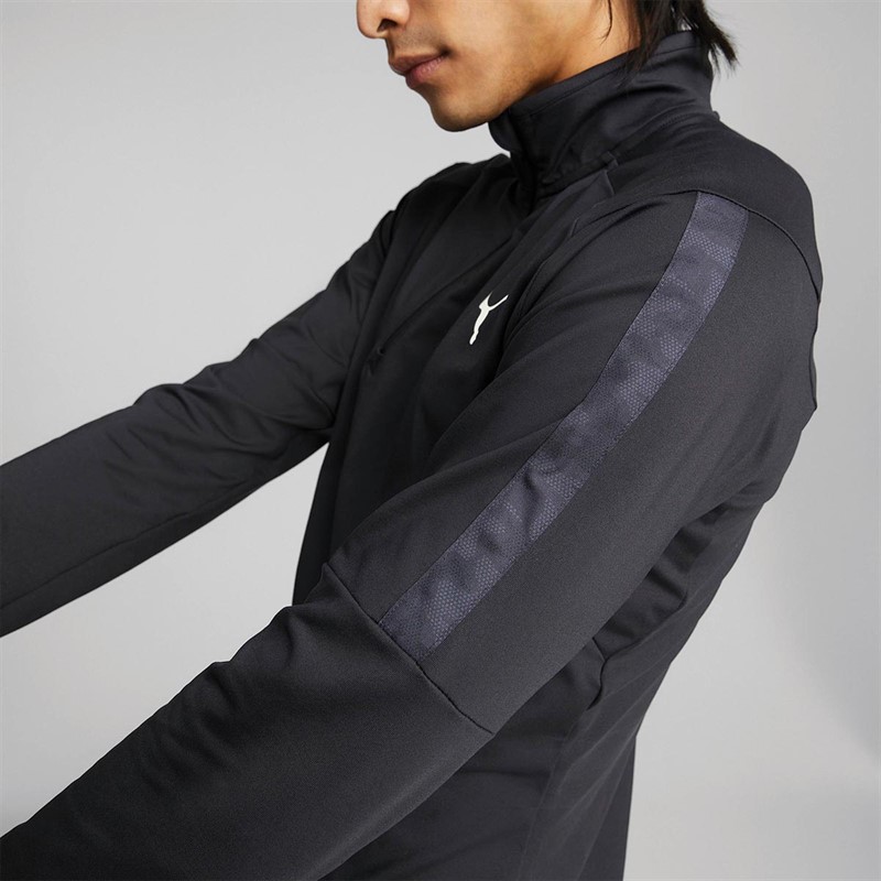 Puma Heren Train Off Season dryCELL Poly Sports Performance Tops Zwart