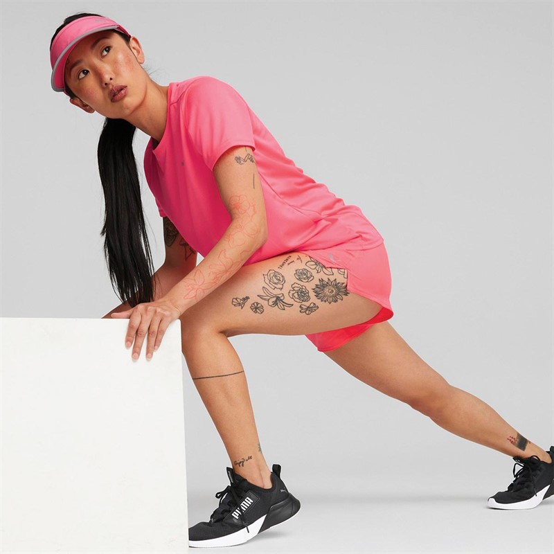 Puma Dames Run Favorite dryCELL Sports Performance Tops Roze