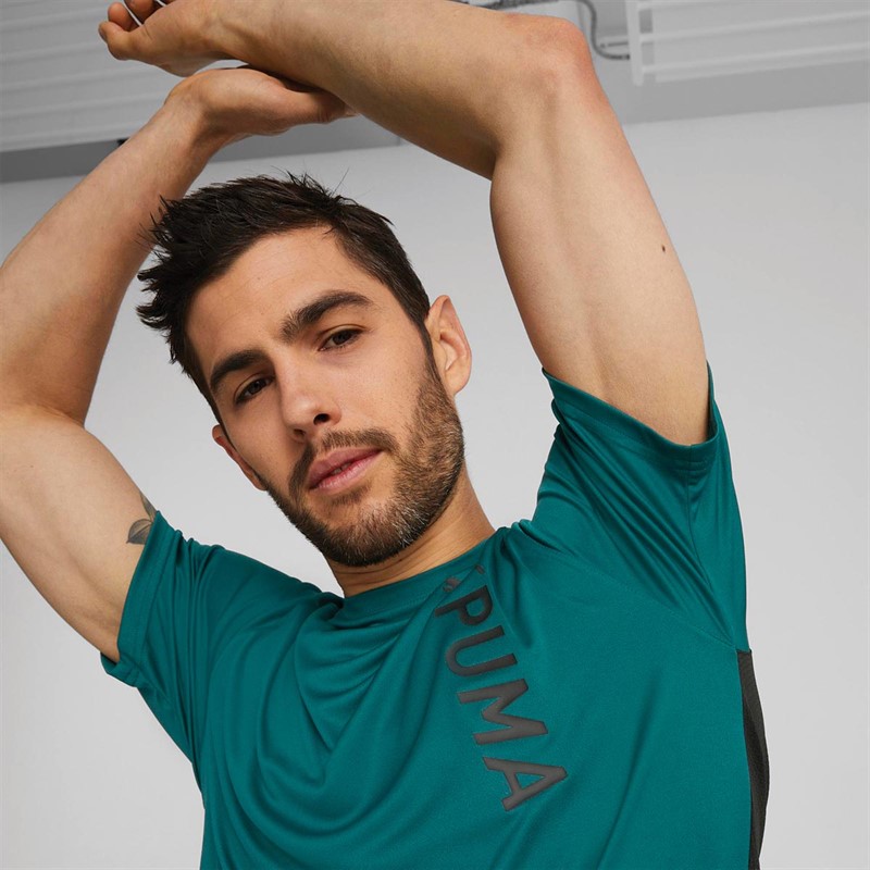 Puma Heren Fit dryCELL Sports Performance Tops Groen