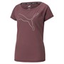 Puma Dames Train Favorite dryCELL Cat Sports Performance Tops Paars