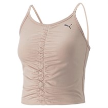 Puma Dame Studio Foundation dryCELL Ruched Sport træningstrøjer Ecru