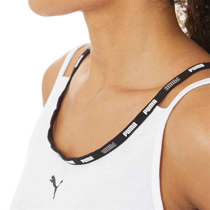 Puma Womens Puma Strong dryCELL Tri-Blend Tank Puma White