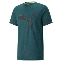 Puma Herren Train Favorite dryCELL Heather Cat Performance Sporttops Grün