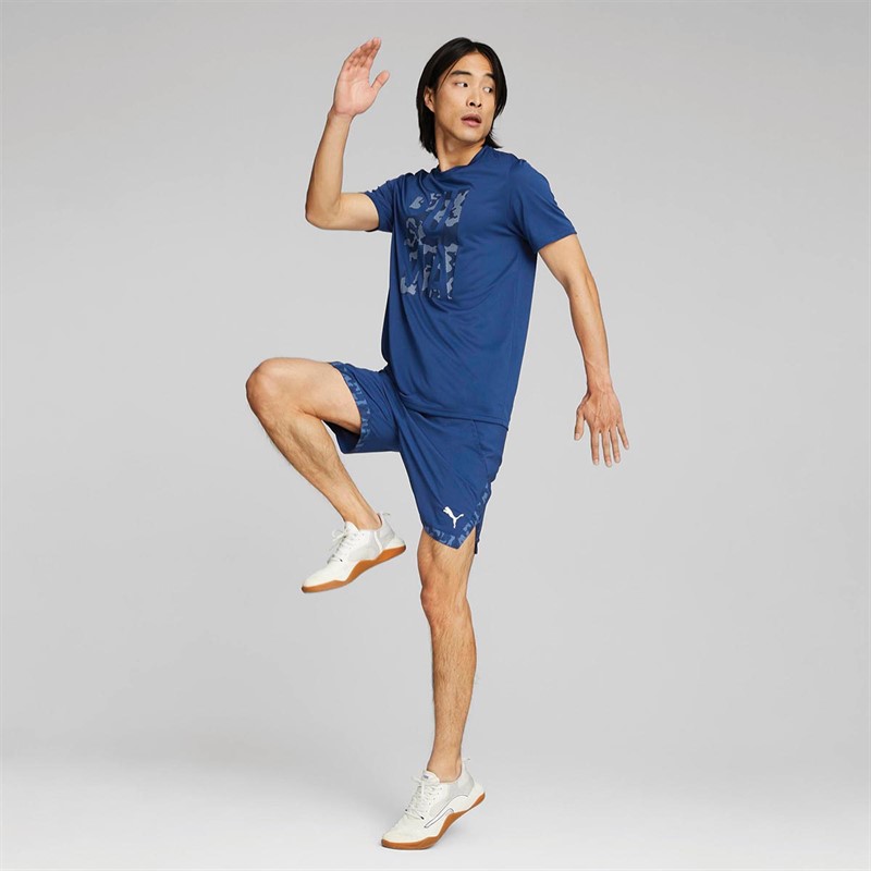 Puma Heren Train Off Season dryCELL Sports Performance Tops Blauw