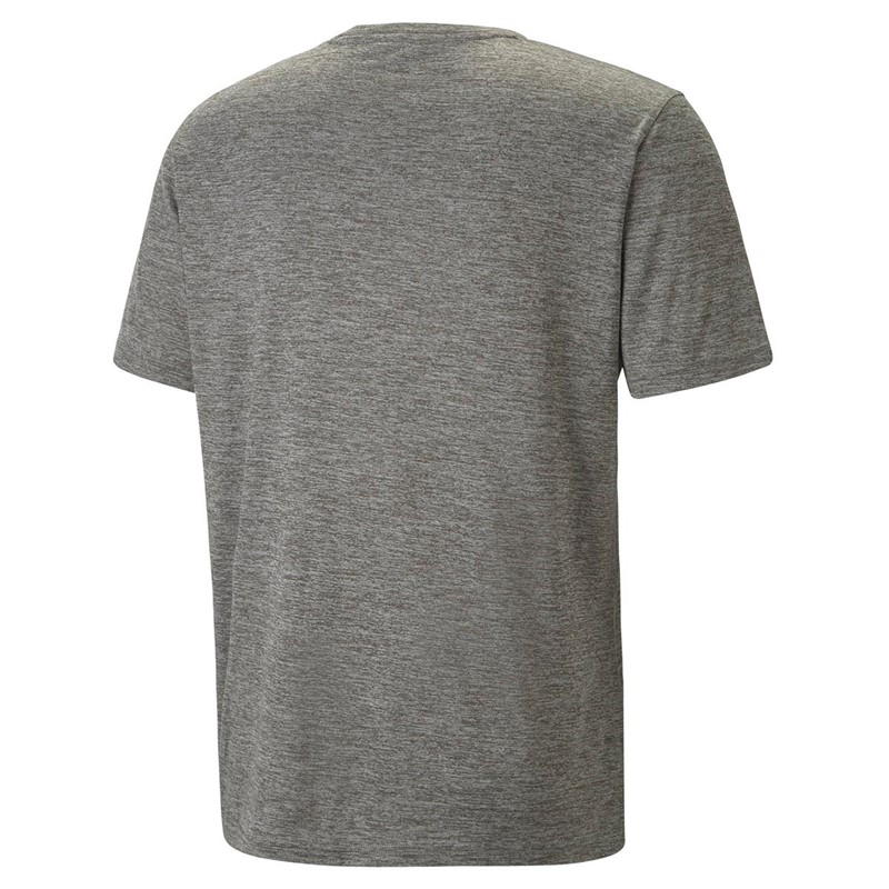 Puma Heren Train Favorite dryCELL Heather Cat Sports Performance Tops Grijs