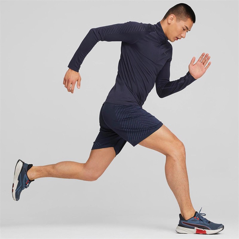 Puma Heren Train Form dryCELL Seamless Sports Performance Tops Blauw