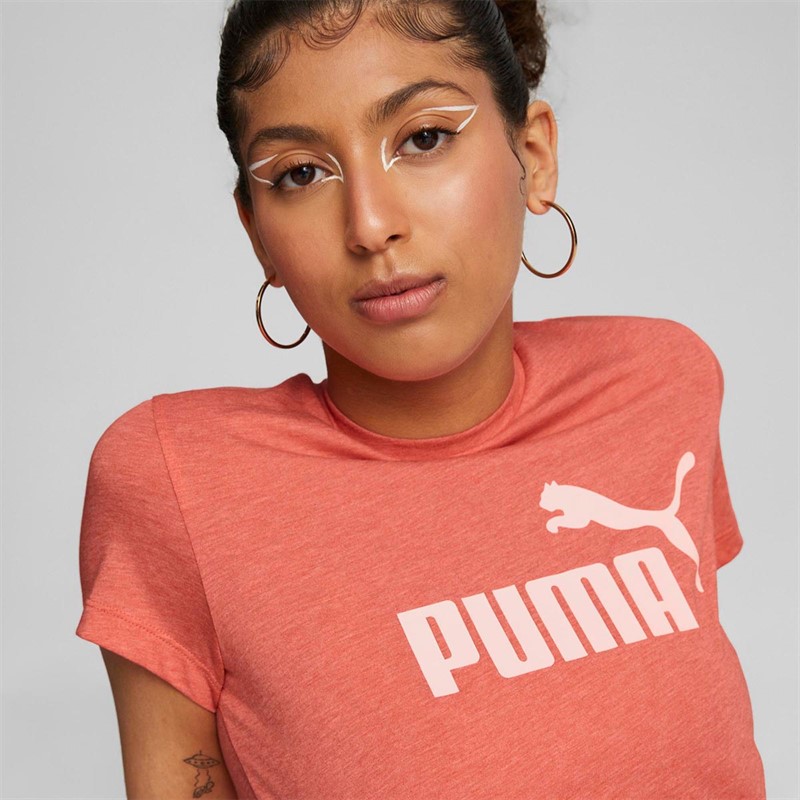 Puma Hauts Essentials Logo Heather Femme Rose