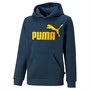 Puma Sweats à Capuche Essentials Big Logo Garçon Bleu
