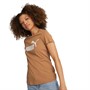 Puma Dame Essentials Logo Overdele Brun