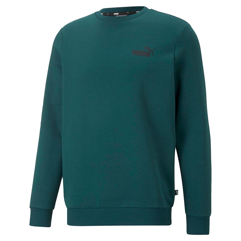 Puma Herren Essentials Small Logo Sweatshirts Grün