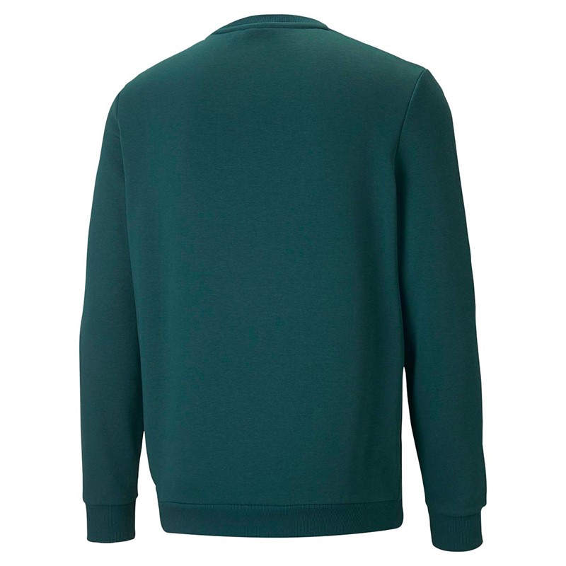 Puma Herren Essentials Small Logo Sweatshirts Grün