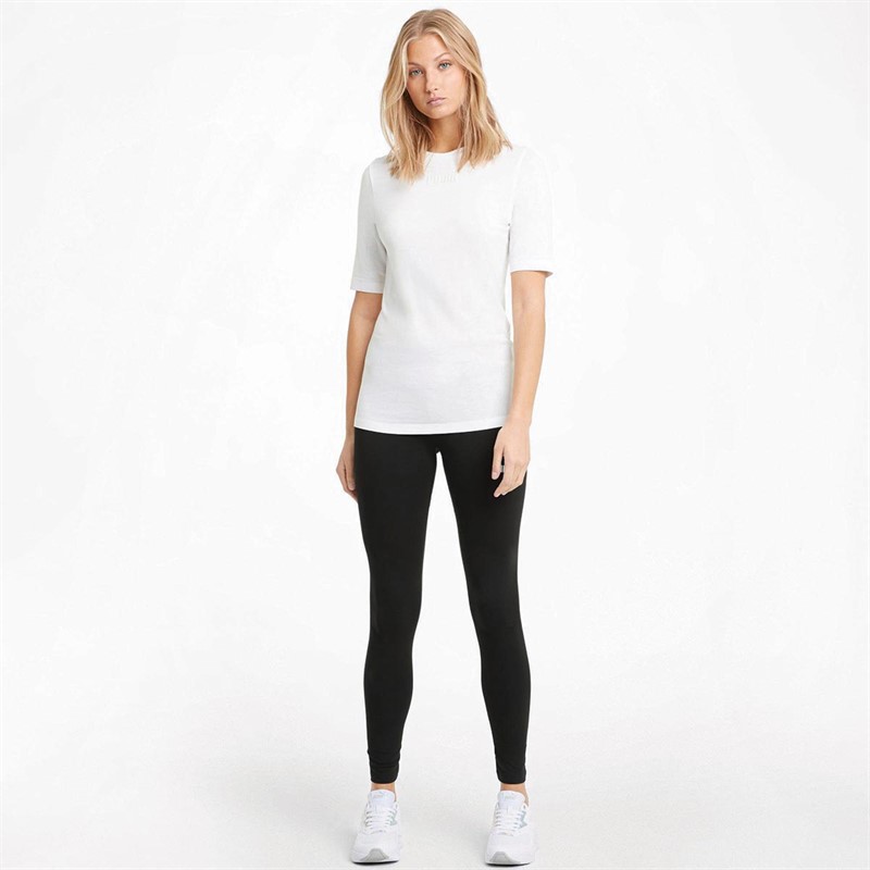 Puma Damskie Essentials (Plus Size) Legginsy Czarny