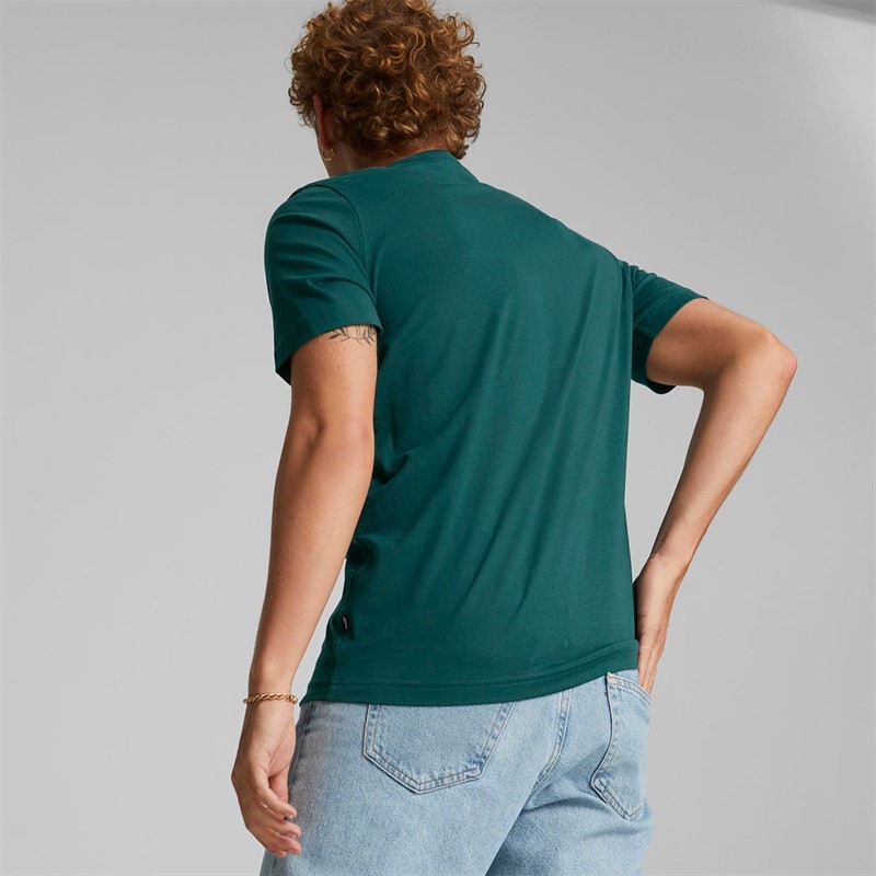 Puma Herre Essentials Logo T-shirts Grøn