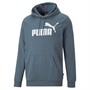 Puma Heren Essentials Big Logo Hoodies Blauw