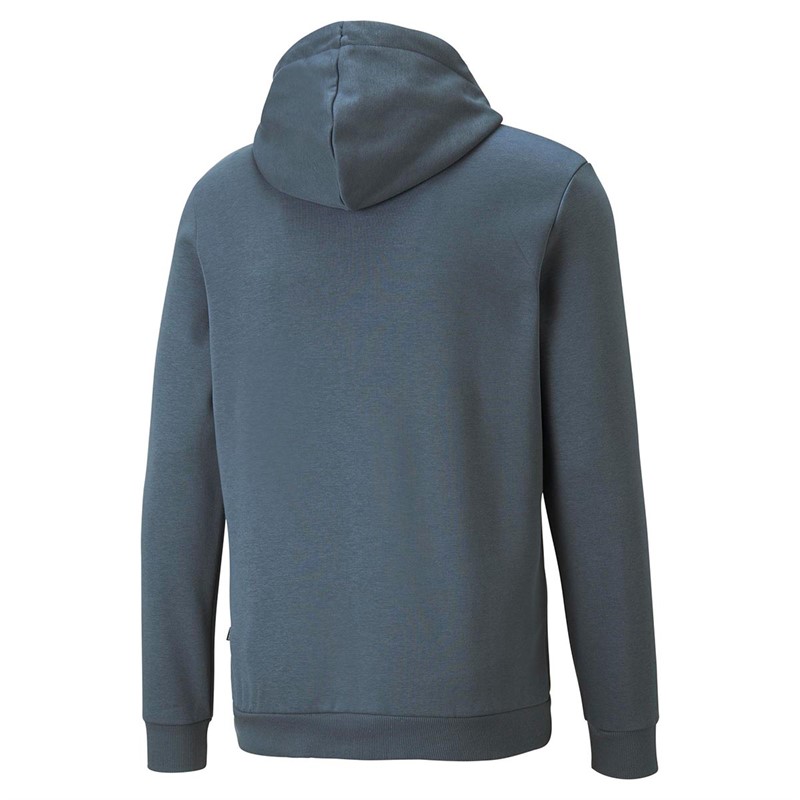 Puma Heren Essentials Big Logo Hoodies Blauw
