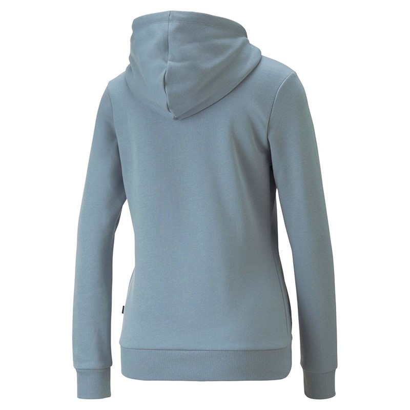Puma Dame Essentials Logo Hættetrøjer Blå