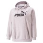 Puma Dames Essentials Logo (Plus Size) Hoodies Grijs