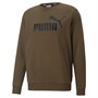 Puma Herre Essentials Big Logo Sweatshirts Grøn