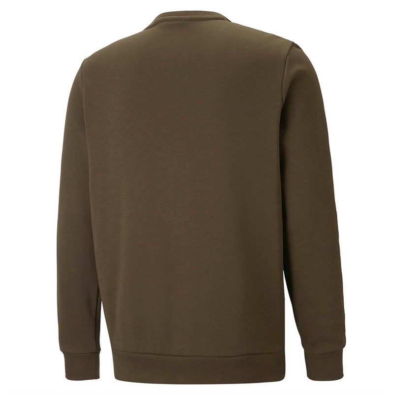 Puma Herre Essentials Big Logo Sweatshirts Grøn