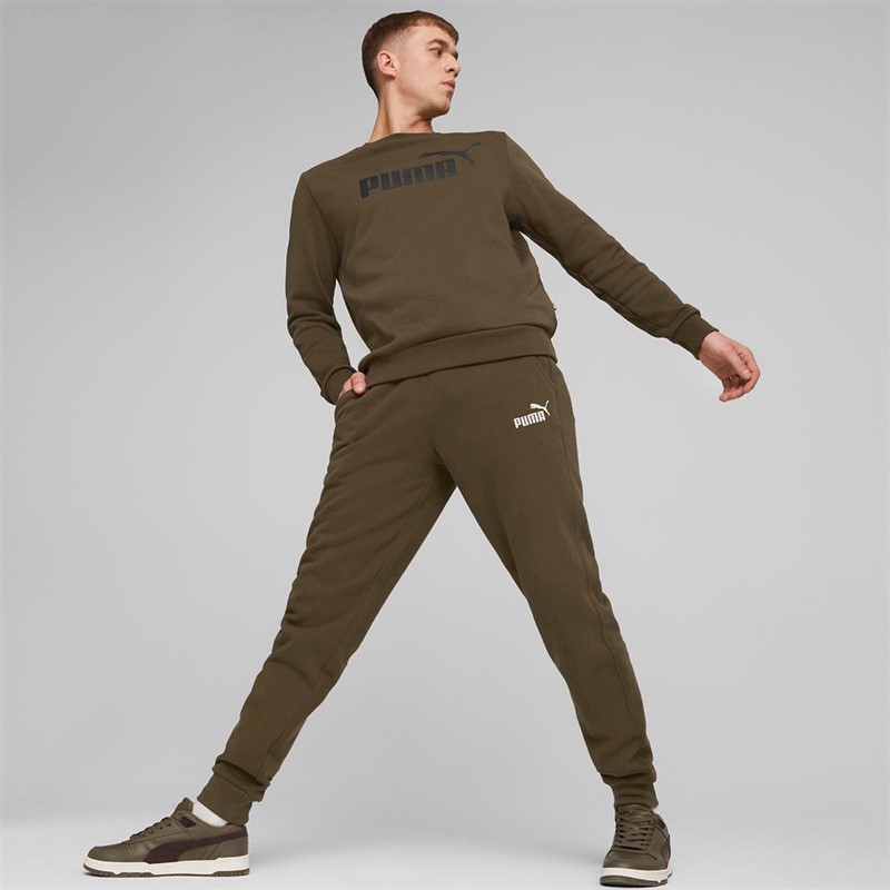 Puma Herre Essentials Big Logo Sweatshirts Grøn