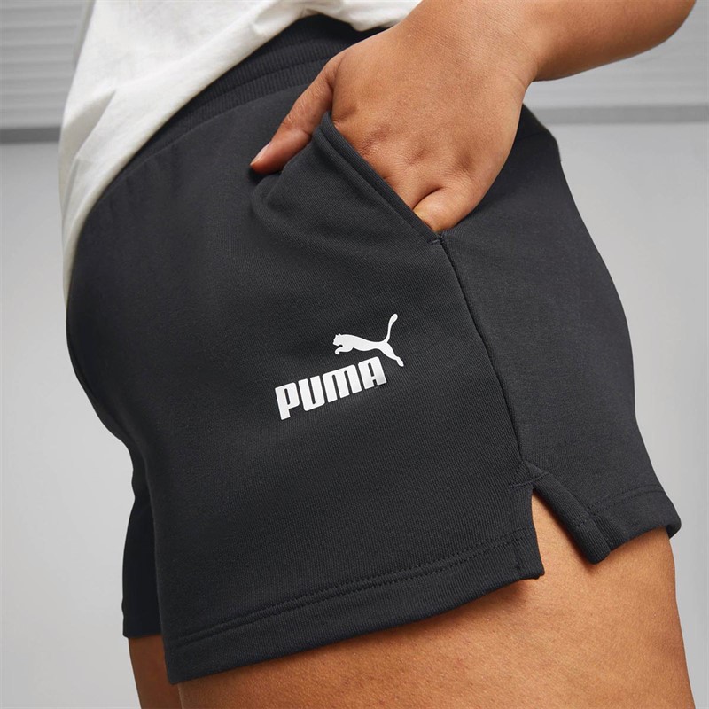 Puma Damskie Essentials Szorty Czarny