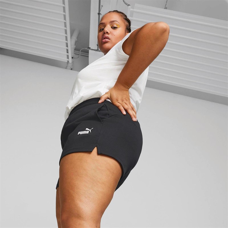 Puma Damskie Essentials Szorty Czarny