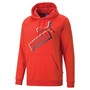 Puma Herren Essentials+ Big Logo Kapuzenpullover Rot