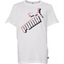Puma Drenge Essentials+ Logo Lab T-shirts Hvid