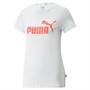 Puma Damen Essentials+ Animal Logo Tops Weiß