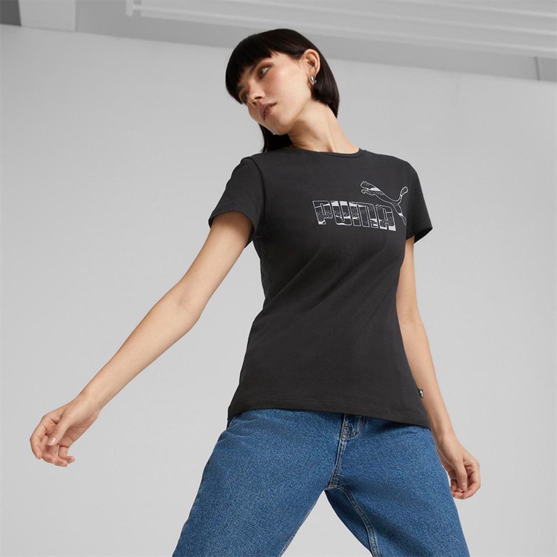 Puma Hauts Essentials+ Animal Logo Femme Noir