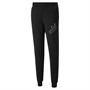 Puma Herre Essentials+ Big Logo Joggingbukser Sort
