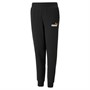 Puma Drenge Essentials+ Logo Joggingbukser Sort