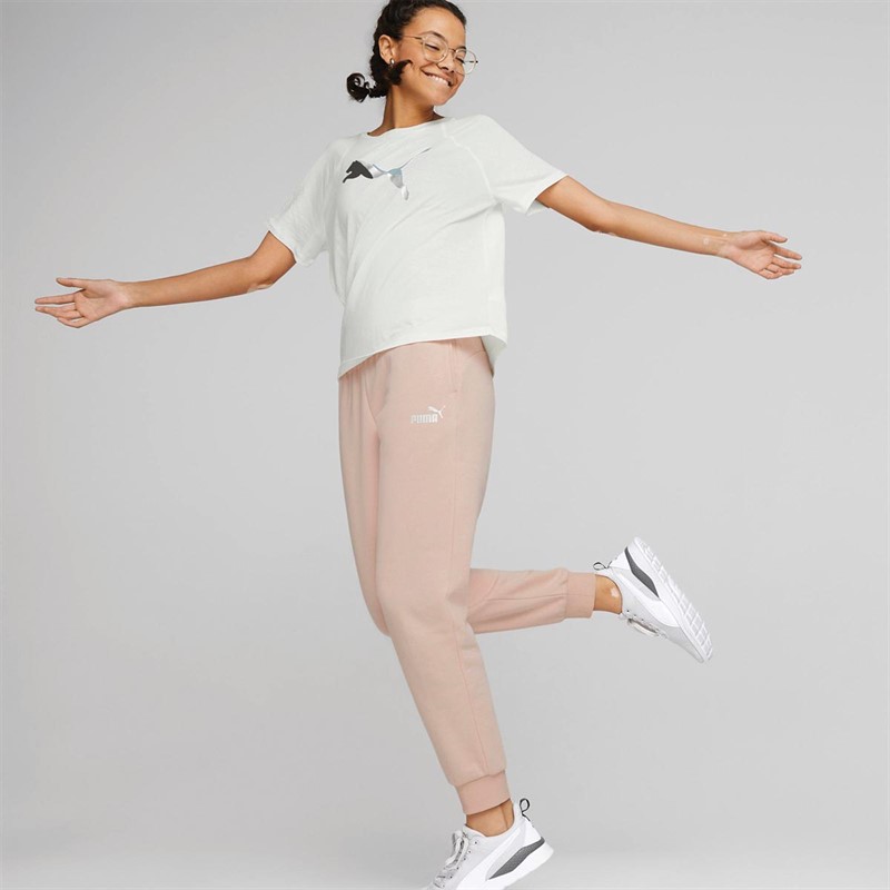 Puma Damen Evostripe Tops Weiß