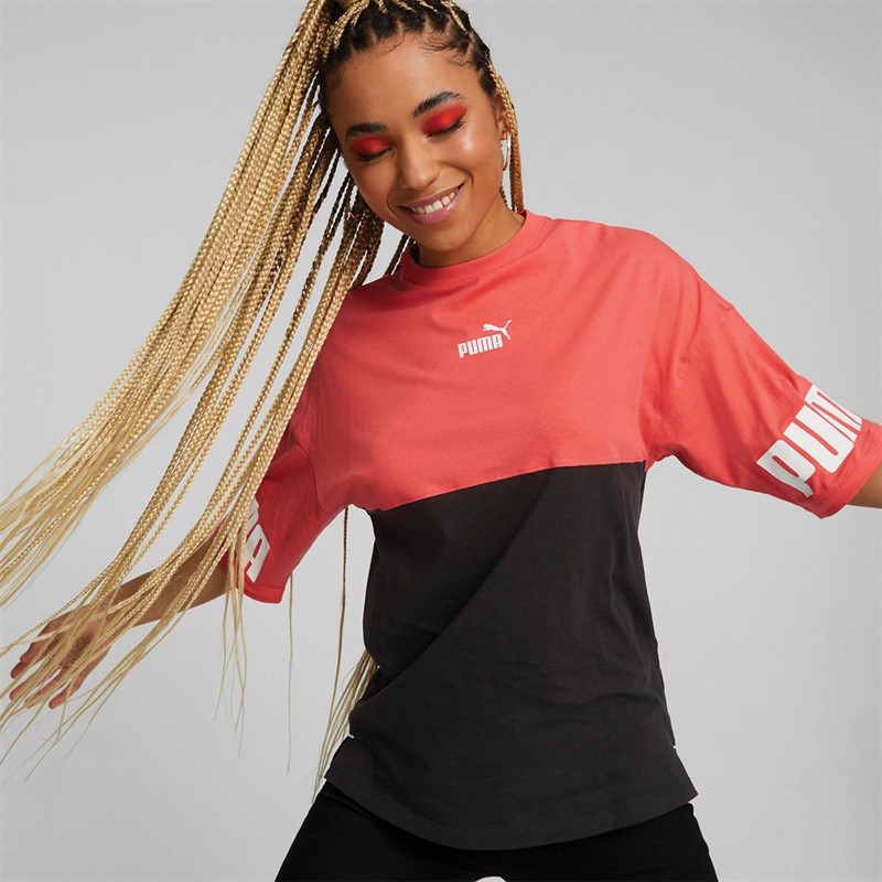Puma Hauts Power Colorblock Femme Rose
