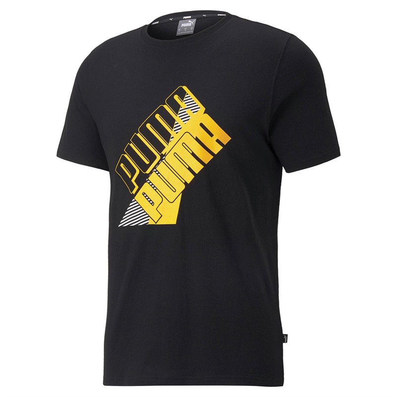Puma Herre Power Logo T-shirts Sort