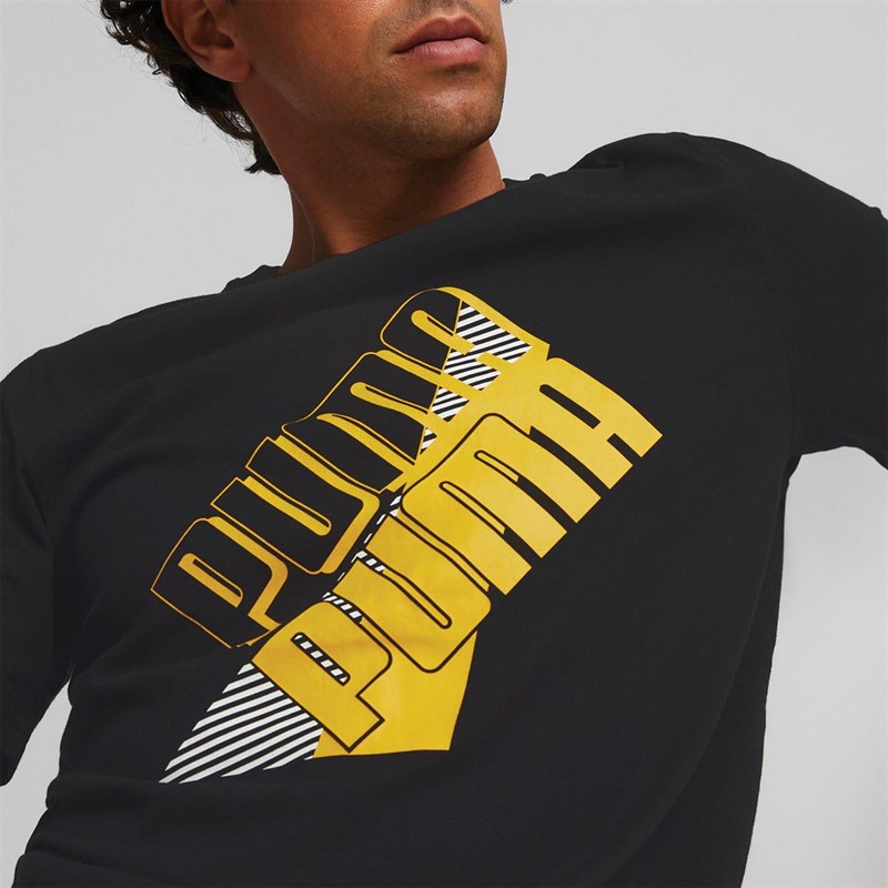 Puma Herre Power Logo T-shirts Sort