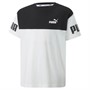 Puma Chłopięce Power T-shirty Biały