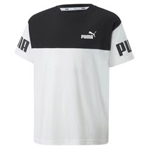 Puma Chłopięce Power T-shirty Biały