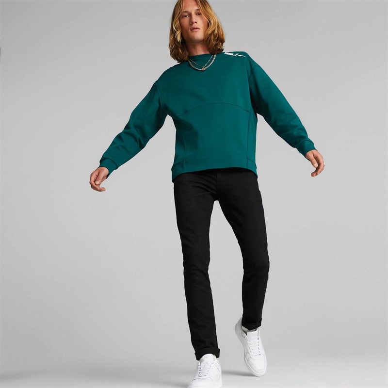 Puma Herren Rad/Cal Sweatshirts Grün