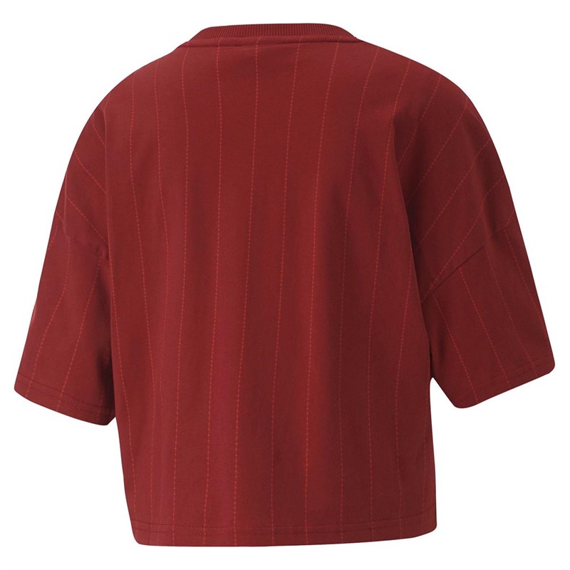 Puma Damskie X Coca Cola Relaxed AOP Topy Czerwony