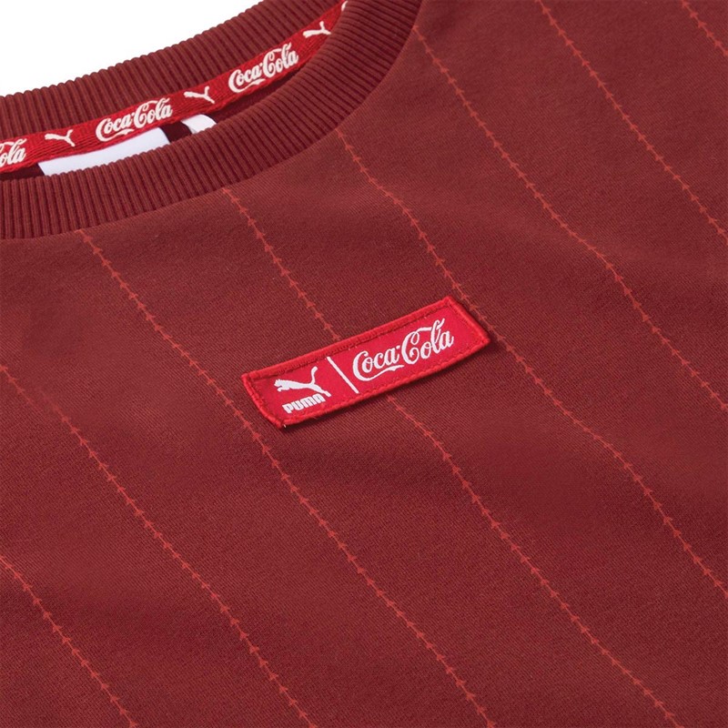 Puma Damskie X Coca Cola Relaxed AOP Topy Czerwony