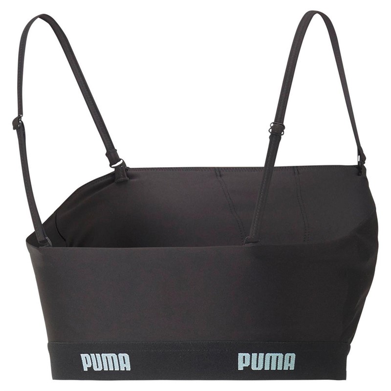 Puma Damskie X Dua Lipa Krótkie Topy Czarny
