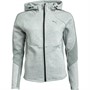 Puma Womens Evostripe Full-Zip Hoodie Light Grey Heather