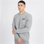 Puma Mens Essentials Small Logo Crew Neck Sweat Medium Grey Heather