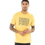 Puma Mens Graphics Summer T-Shirt Mustard Seed